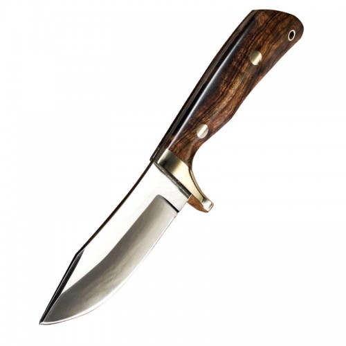  Custom  handmade Hunting Knives D2 steel sharped blade with Leather sheath With Rose Wood Handle
